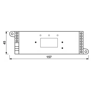 JUNG KNX Sterownik LED 5-kanałowy DC 5-48V, szyna DIN, Secure, 390051SLEDE
