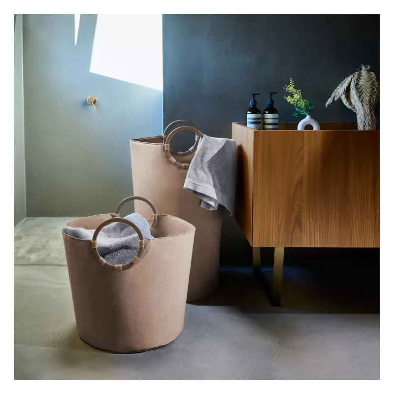 reisenthel loophome S kosz do przechowywania - Twist Coffee - aluminiowe uchwyty - 12 l - okrągły VR6043