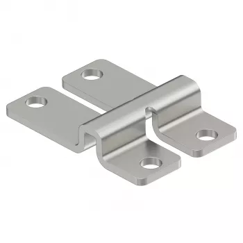 OBO BETTERMANN WB Uchwyt ścienny i podłogowy do korytek siatkowych, montaż nitowy/śrubowy, 47x32x9 mm, stal elektrogalwanizowana (6017164)