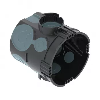 OBO Bettermann 2003708 Wiatroszczelna puszka przyłączeniowa urządzenia, średnica 60 mm, głębokość 66 mm, jasnoszara, 25 sztuk