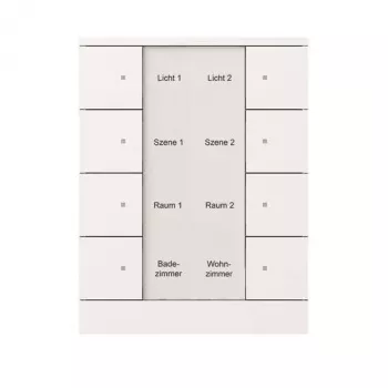 Busch-Jaeger free@home 8-krotny czujnik przyciskowy, Studio White 2CKA006330A0013