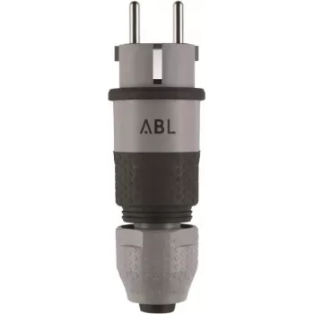 ABL 100000070 Professional 1530 wtyczka SCHUKO i francusko-belgijska, Elamid 2K, IP54, szary/czarny