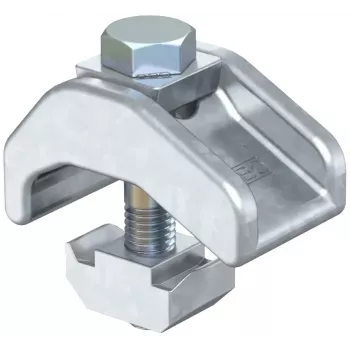 OBO BETTERMANN Ciężka szczęka zaciskowa z nakrętką przesuwną M12x65, powłoka płatkowa cynkowa, do kołnierza 30 mm, TKH-S-30 6355805