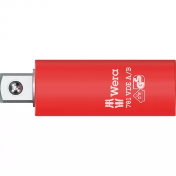 Wera 781 A/B VDE izolowany adapter do nasadek 1/4 cala kwadratowy z mechaniczną blokadą 05024690001