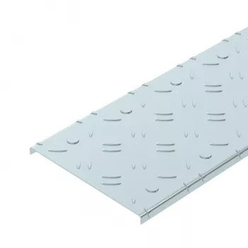 OBO Bettermann DBKR 200 FS Pokrywa z blachy żeberkowej do korytek kablowych przeznaczonych do chodzenia, 200x3000 mm, ocynkowana taśmowo (6049121)