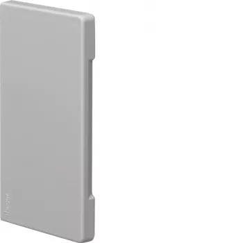 Hager BR 65x130mm bezhalogenowa zaślepka końcowa do koryt kablowych, jasnoszara BR6513067035