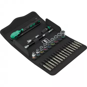 Wera 8100 SA 15 Zyklop grzechotka 1/4 inch z obrotową głowicą i rękojeścią Kraftform 05005542001