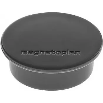 MAGNETOPLAN HOLTZ Discofix magnes okrągły, czarny, ferrytowy pełnordzeniowy, siła trzymania 2,2 kg, 30 mm, opakowanie 10 szt. (1662012)