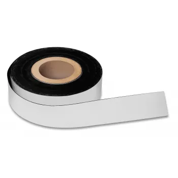 Magnetoplan Taśma magnetyczna, PVC, biała, 40 mm x 30 m, grubość 0,6 mm, do tablic planistycznych 51053340