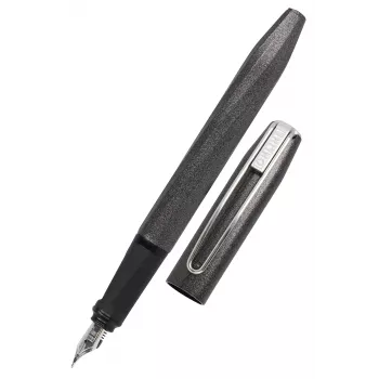 ONLINE Schreibergeräte Slope Metallic Fountain Pen - Czarny, Medium Nib 26133/3D