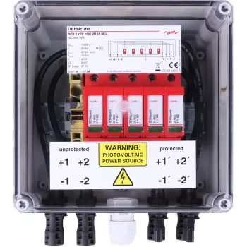 DEHN Generator Connection Box Type 2 IP65 2 MPPT 1 String na MPPT do 1100 V DC (900924)