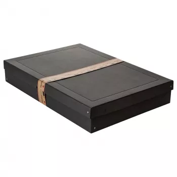 FALKEN PURE Pudełko do przechowywania 27,0 l Czarny 44,0 x 62,0 x 10,0 cm, 1 szt. 22001768000F