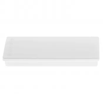 Magnetoplan 1665100 magnes prostokątny, pełny rdzeń ferrytowy, siła trzymania ok. 1,3 kg, biały
