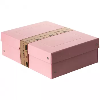 FALKEN PURE Pudełko do przechowywania 1250 arkuszy Pastelowy róż 24,0 x 32,0 x 10,0 cm 22001888000F