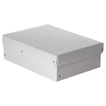 FALKEN PURE Pudełko do przechowywania 1250 arkuszy Białe 24,0 x 32,0 x 10,0 cm, 1 szt. 22002184000F
