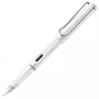 LAMY safari Pióro wieczne białe ze stalówką Fine 1219677