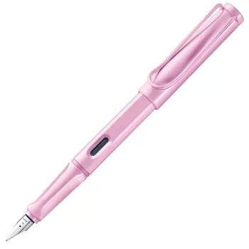 LAMY Safari Fountain Pen Lightrose Fine Nib 1237238