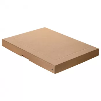 FALKEN PURE Pudełko do przechowywania 500 arkuszy brązowe 32,0 x 44,0 x 4,0 cm 22001776000F