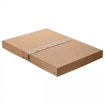 FALKEN PURE Pudełko do przechowywania 500 arkuszy brązowe 32,0 x 44,0 x 4,0 cm 22001776000F