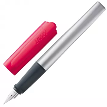 LAMY nexx Pióro wieczne Crimson/Silver A Nib dla początkujących 1238592