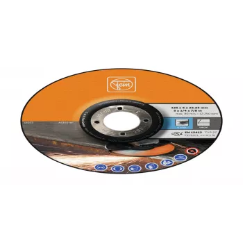 FEIN 63703005010 tarcza szlifierska z wgłębionym środkiem, 125 mm, otwór 22,23 mm (10 szt.)