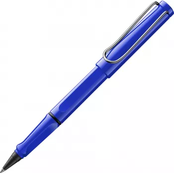 LAMY Safari Rollerball Pen Blue Glossy z niebieskim tuszem 1240186