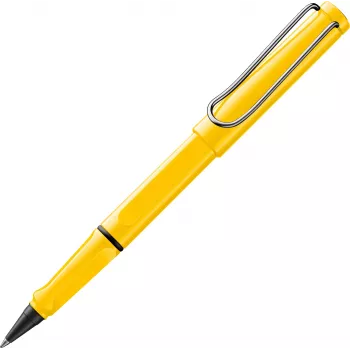 LAMY safari Pióro kulkowe Żółty Wysoki Połysk z Ergonomicznym Uchwytem i Metalowym Klipsem 1240180