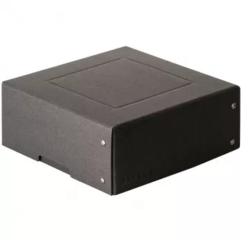 FALKEN PURE Pudełko do przechowywania 200x200mm na 1050 arkuszy, czarne, 21x21x8,5 cm 22001752000F