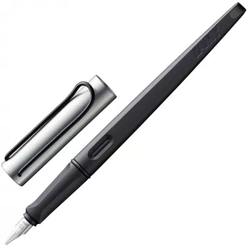 LAMY joy 011 AL Pióro wieczne czarno-aluminiowe, stalówka szeroka (1215881)