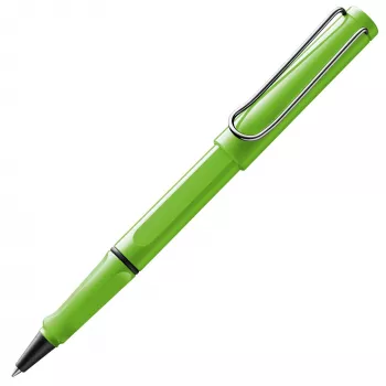 LAMY Safari Pióro kulkowe Zielone z Ergonomicznym Uchwytem i Metalowym Klipsem 1230640