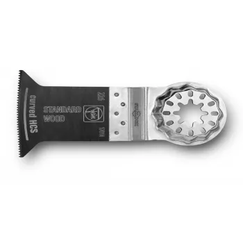FEIN E-Cut Standard zakrzywione ostrze piły do drewna, płyt gipsowo-kartonowych i plastiku, 50 mm, Starlock, 1 sztuka 63502226210