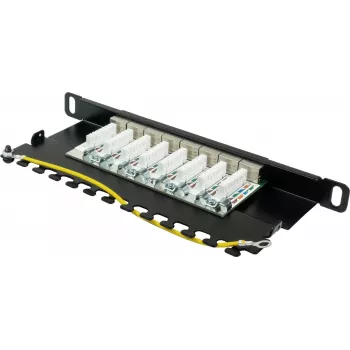 GoodConnections Alcasa GC-N0130 Cat6a ekranowany moduł keystone RJ45 - 10GbE, 22-26 AWG, czarny