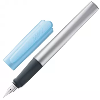LAMY nexx Pióro wieczne Azure/Silver A Beginner Nib (1238589)