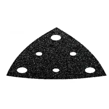 FEIN Delta arkusz ścierny z rzepem, perforowany, ziarnistość 120, wymiar narożnika 80 mm, 50 sztuk (63717112017)