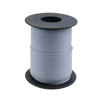 Donau Elektronik 105-9-100 Przewód montażowy 1 x 0,20 mm² Szary 100 m