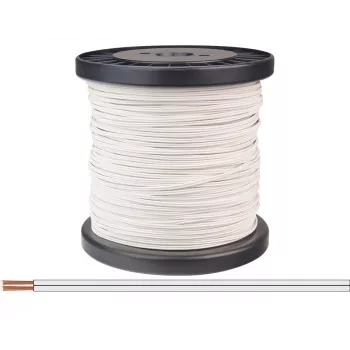 Donau Elektronik 218-55-100 Przewód linkowy 2 x 0,14 mm² Biały 100 m
