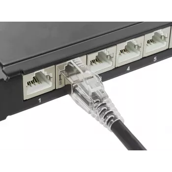 Kabel krosowy GoodConnections Cat.6A S/FTP z ochroną zatrzasku RNS®, LSZH, 5m, czarny 8060-HV050S