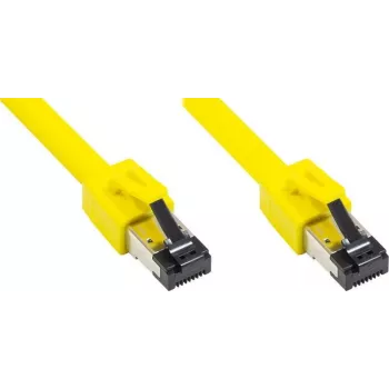 Kabel krosowy Ethernet GoodConnections Alcasa Cat8.1 S/FTP, RJ45, żółty, 1,5 m 8080-015Y