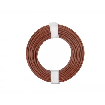 Donau Elektronik 175-018 LiY przewód linkowy 1 x 0,75 mm² brązowy