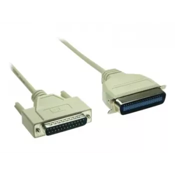 Kabel równoległy do drukarki GoodConnections Premium, DB25 męski do Centronics 36 męski, 0,6 m, szary, podwójnie ekranowany 4090-06