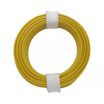 Donau Elektronik 118-3 Przewód linkowy 1 x 0,14 mm² Żółty 10 m