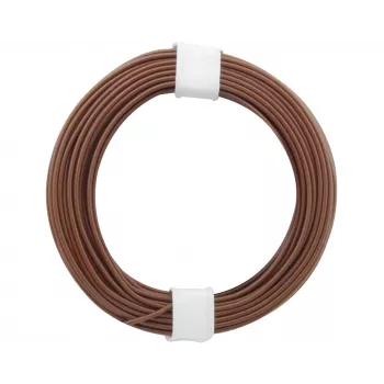 Donau Elektronik 118-8 Przewód linkowy 1 x 0,14 mm² Brązowy 10 m