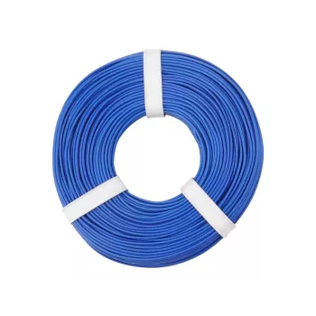 Donau Elektronik 125-052 Linka montażowa 1 x 0,25 mm² Niebieska 50 m