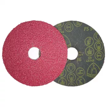 Klingspor 330485 Tarcza fibrowa 125 mm ziarno 36, 25 sztuk