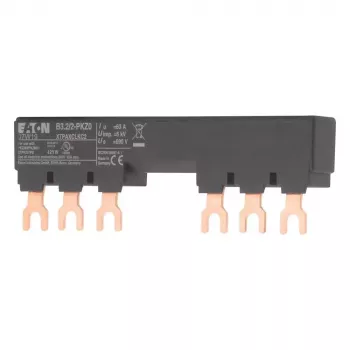EATON 3-fazowy adapter szyny zbiorczej B3.1/2-PKZ0 do wyłączników silnikowych PKZ0, 63 A, 690 V AC, 3-biegunowy, IP20 (044945)