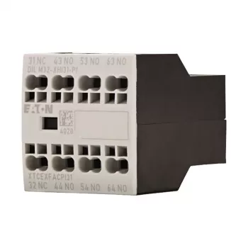 Eaton DILM32-XHI31-PI blok styków pomocniczych, 3NO+1NC, 4A, zaciski śrubowe, montaż przedni do styczników DILM7-DILM32 199312