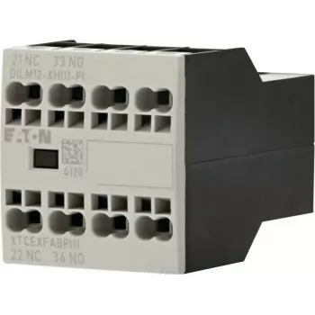 Eaton DILM12-XHI11 Blok styków pomocniczych, 1NO+1NC, montaż z przodu, złącza śrubowe 199456