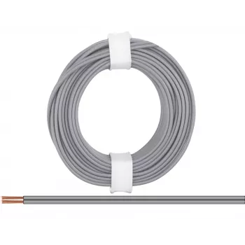 Donau Elektronik 218-99 Przewód linkowy 2 x 0,14 mm² Szary 5 m