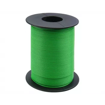 Donau Elektronik 105-4-100 Przewód montażowy 0,20 mm² Zielony 100 m