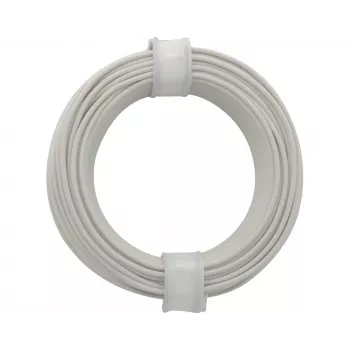 Donau Elektronik 118-5 Przewód linkowy 1 x 0,14 mm² Biały 10 m
